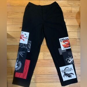 Swixxz Graphic Patchwork Pants